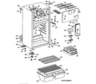Hotpoint CTX16EYTBRAD cabinet/shelves diagram