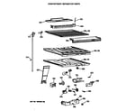 Hotpoint CTX18EASVRWH compartment separator parts diagram