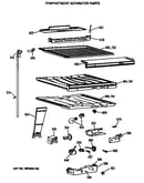 Compartment separator parts