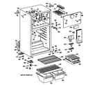 Hotpoint CTH16BYTCRWH cabinet/shelves diagram