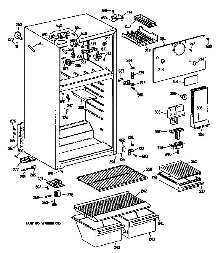 Cabinet/shelves