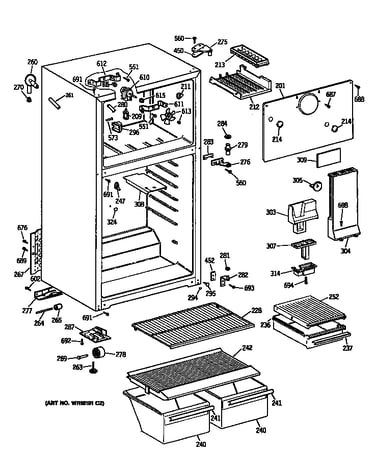 Cabinet/shelves