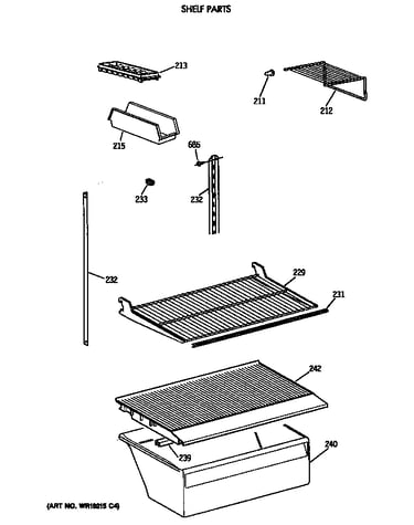 Shelf parts