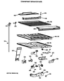 Compartment separator parts