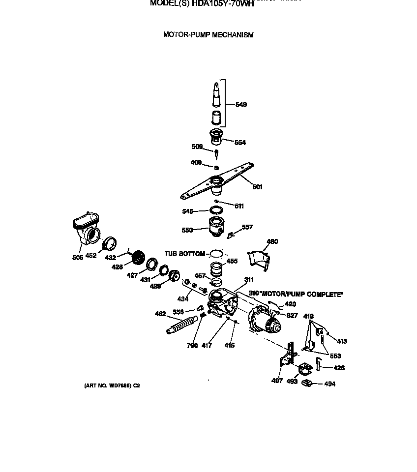 MOTOR-PUMP MECHANISM