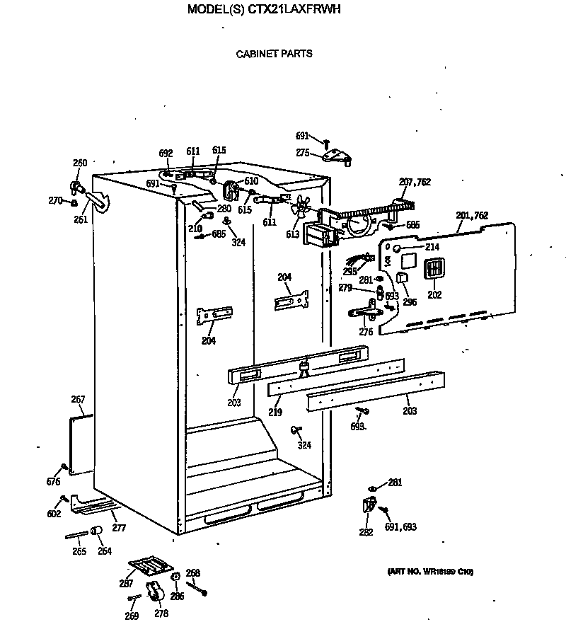 Cabinet parts