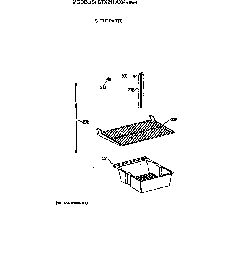 Shelf parts