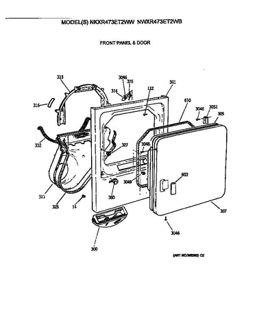 Front panel & door