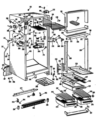 Cabinet/shelves