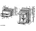 Hotpoint CTF21GAF doors diagram