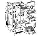 Hotpoint CTF21GAF cabinet/shelves diagram