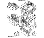 Hotpoint RS46*04 range assembly diagram
