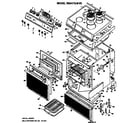 Hotpoint RS647G*05 range assembly diagram