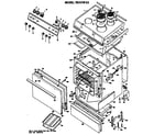 Hotpoint RS42*03 range assembly diagram