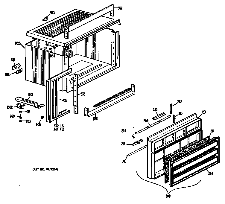 Cabinet/grille