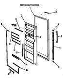 Refrigerator door