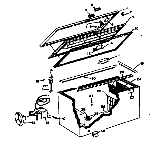 Freezer assembly