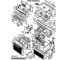 Hotpoint RB788G*D1 range assembly diagram