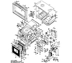 Hotpoint RH967G*D1 oven assembly diagram
