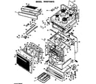 Hotpoint RH967G*D1 range assembly diagram