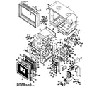 Hotpoint RH966G*D1 oven assembly diagram