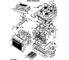 Hotpoint RH966G*D1 range assembly diagram
