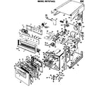 Hotpoint RK767*D1 oven assembly diagram