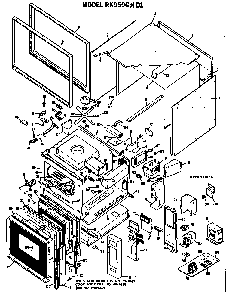 Upper oven