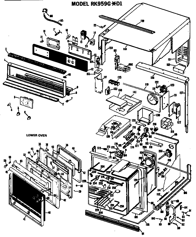 Lower oven
