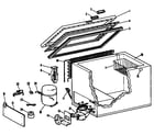 Hotpoint FH10CCB freezer assembly diagram