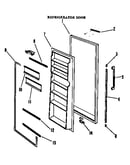 Refrigerator door