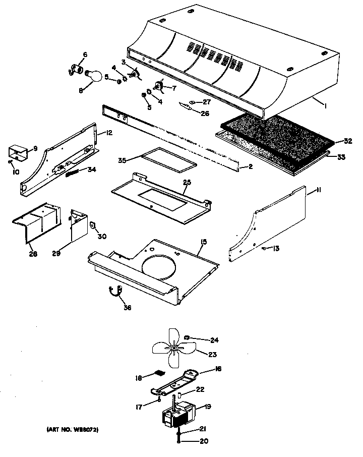 RANGEHOOD ASSEMBLY