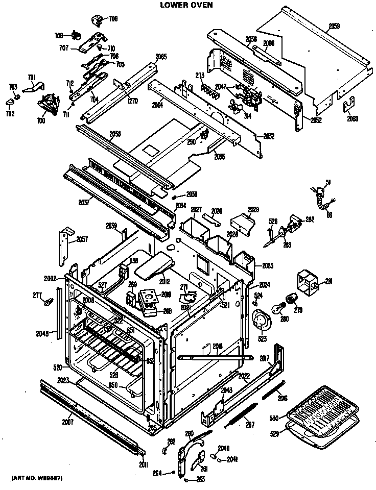 Lower oven