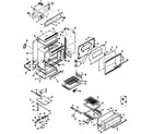 Hotpoint RGJ515GEH1 oven assembly diagram