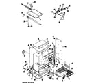 Hotpoint RGJ616GEH2 oven assembly diagram