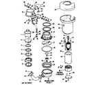 Hotpoint GFB1050-01 disposer assembly diagram