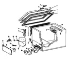 Hotpoint FH8CFC freezer assembly diagram