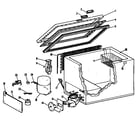 Hotpoint FH10CFC freezer assembly diagram