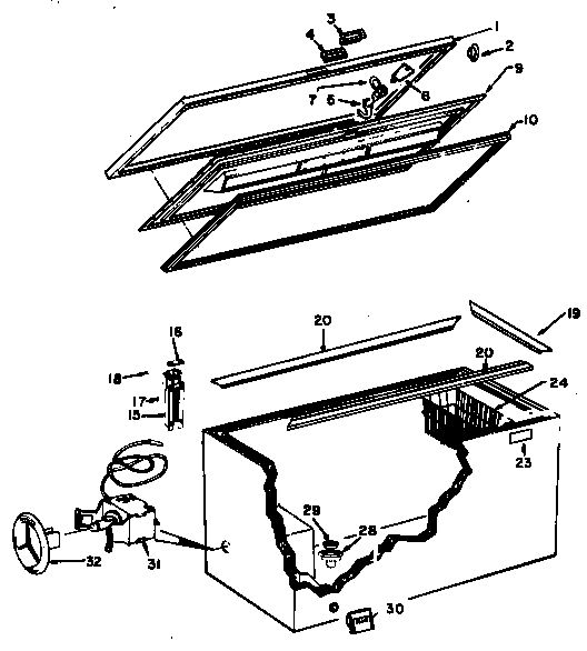 Freezer assembly