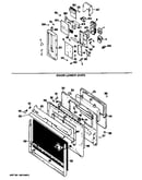 Door lower oven