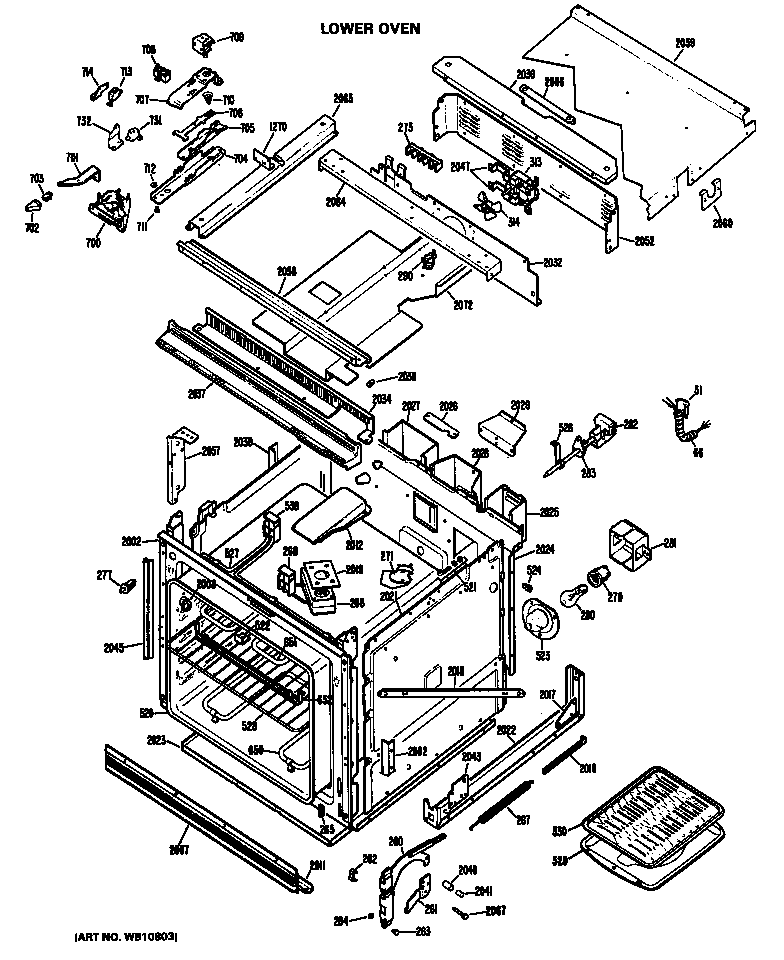 Lower oven