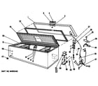 Hotpoint FH22CKC freezer assembly diagram