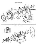 Blower & drive asm.