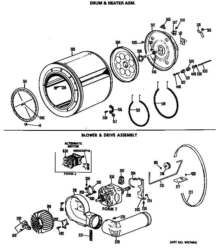 Blower & drive assembly