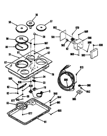 Cooktop assembly