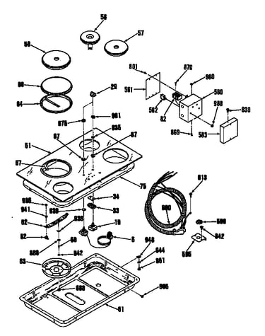 Cooktop assembly