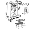 Hotpoint CTX16CPELWH cabinet diagram