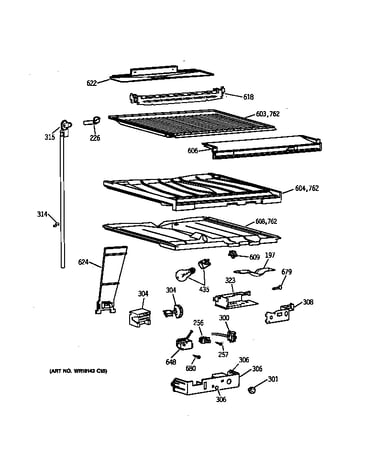Compartment separator parts