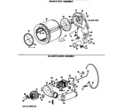 GE DRL2455RCL blower & drive assembly diagram