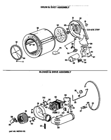 Blower & drive assembly